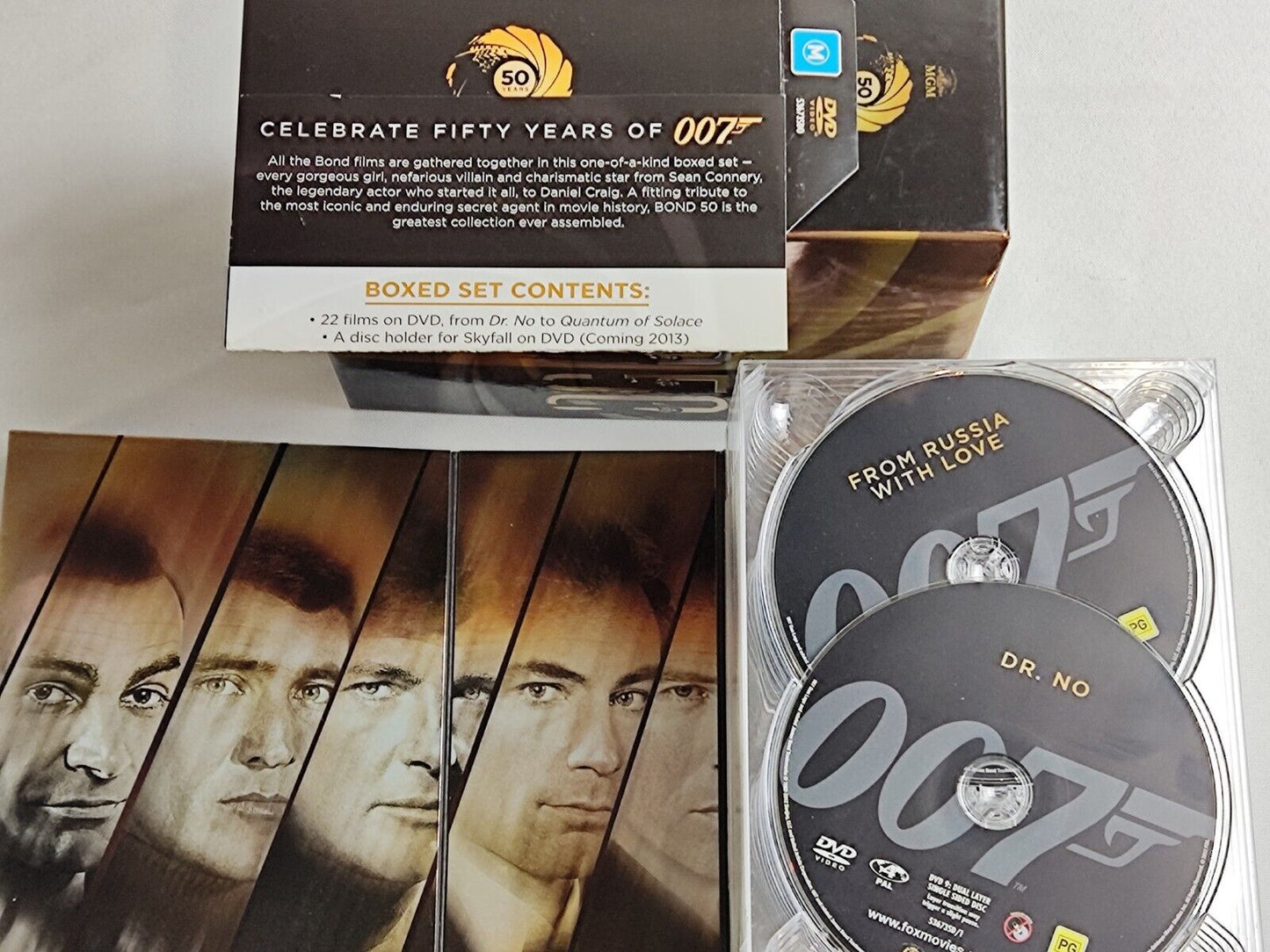 Bond 50yrs of James Bond Films. 22 Titles