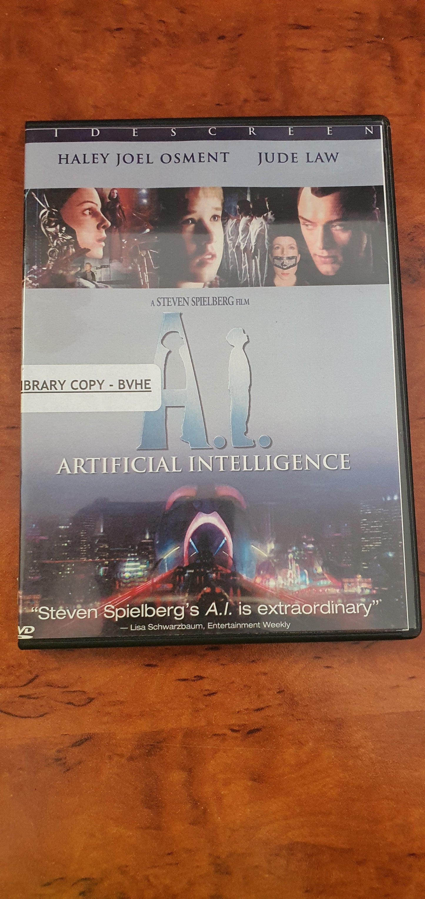 ARTIFICIAL INTELLEGENCE. (A.I)