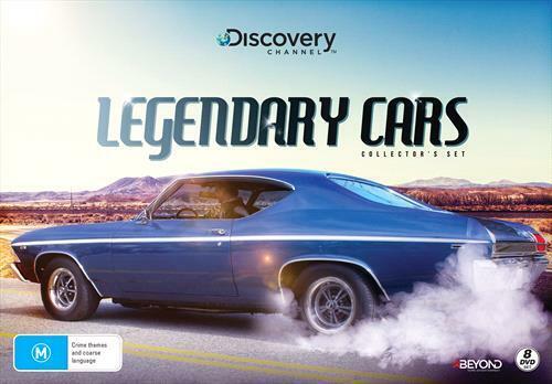 LEGENDARY CARS 8 DVD SET( BRAND NEW SEALED)