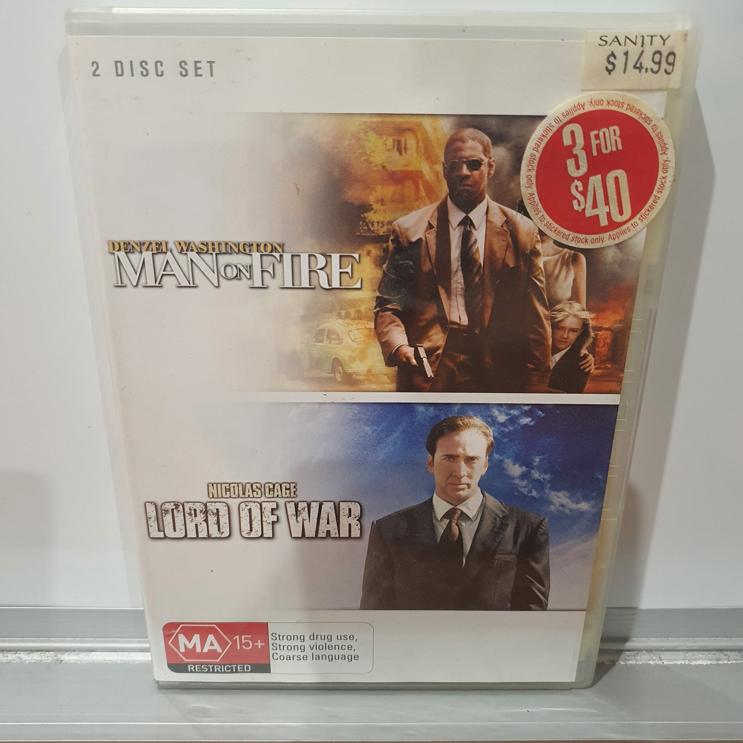 MAN ON FIRE & LORD OF WAR