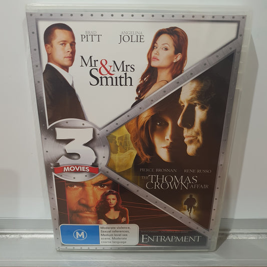 MR & MRS SMITH, THE THOMAS CROWN AFFAIR & ENTRAPMENT