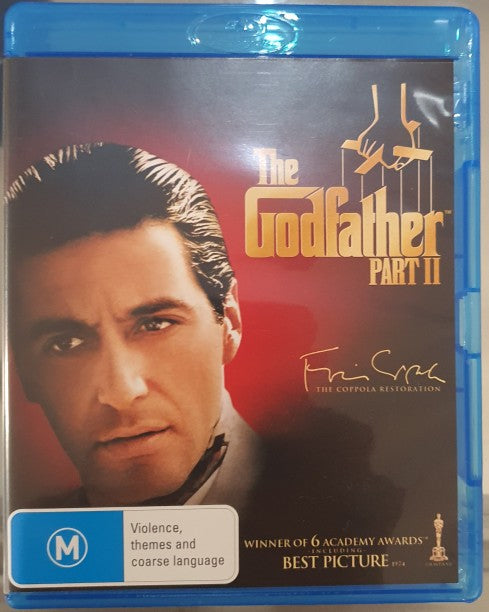 THE GODFATHER PART 2 BLUE RAY