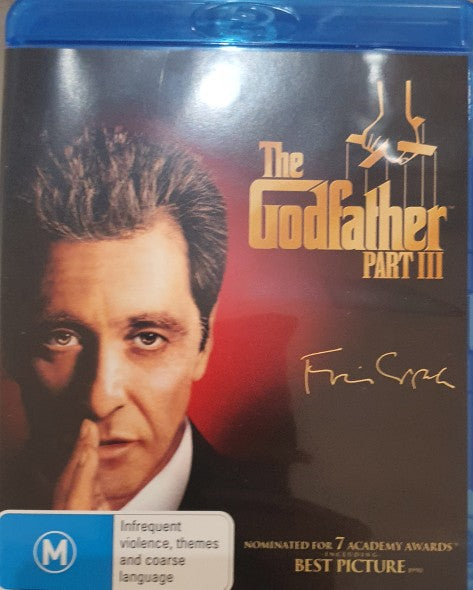 THE GODFATHER PART 3 BLUE RAY