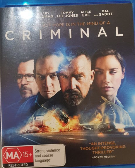 CRIMINAL BLUE RAY