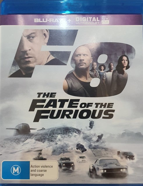 THE FATE OF THE FURIOUS BLUE RAY