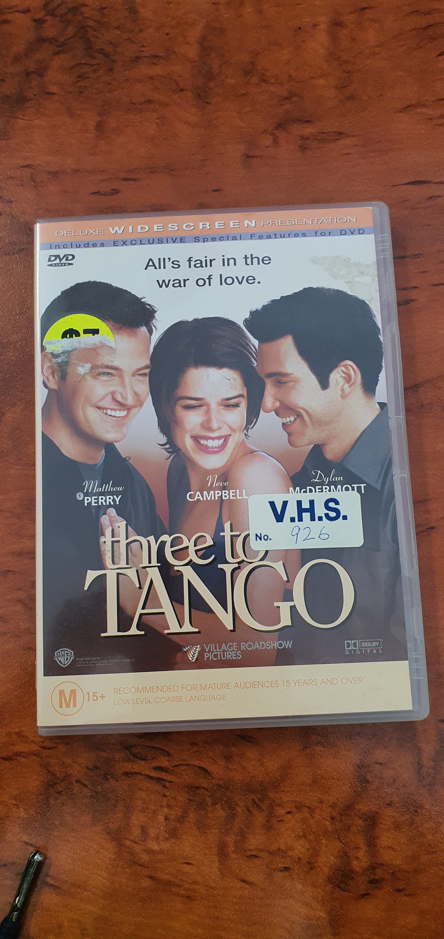 THREE TO TANGO