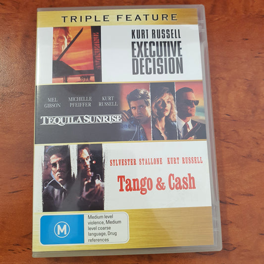EXECUTIVE DECISION, TEQUILA SUNRISE, TANGO & CASH