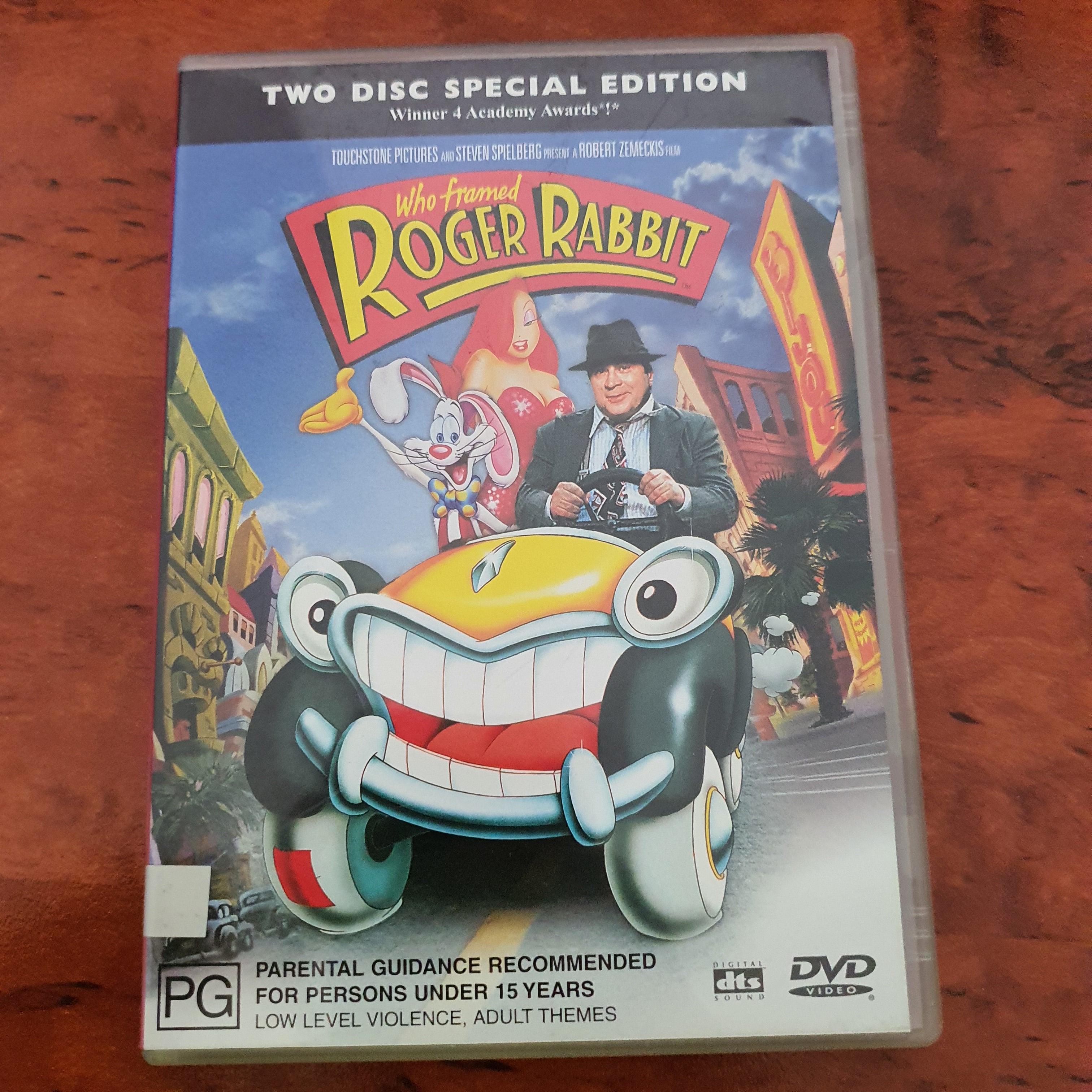 Rogar Rabbit Dvd WHO FRAMED ROGER RABBIT — dvd shop au