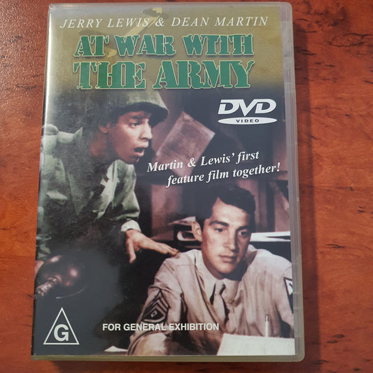 AT WAR WITH THE ARMY. Jerry Lewis & Dean Martin